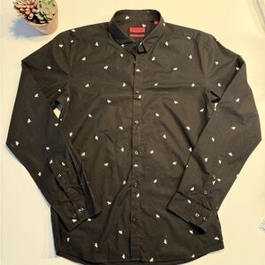 Hugo boss red label stamped bee shirt - LRG